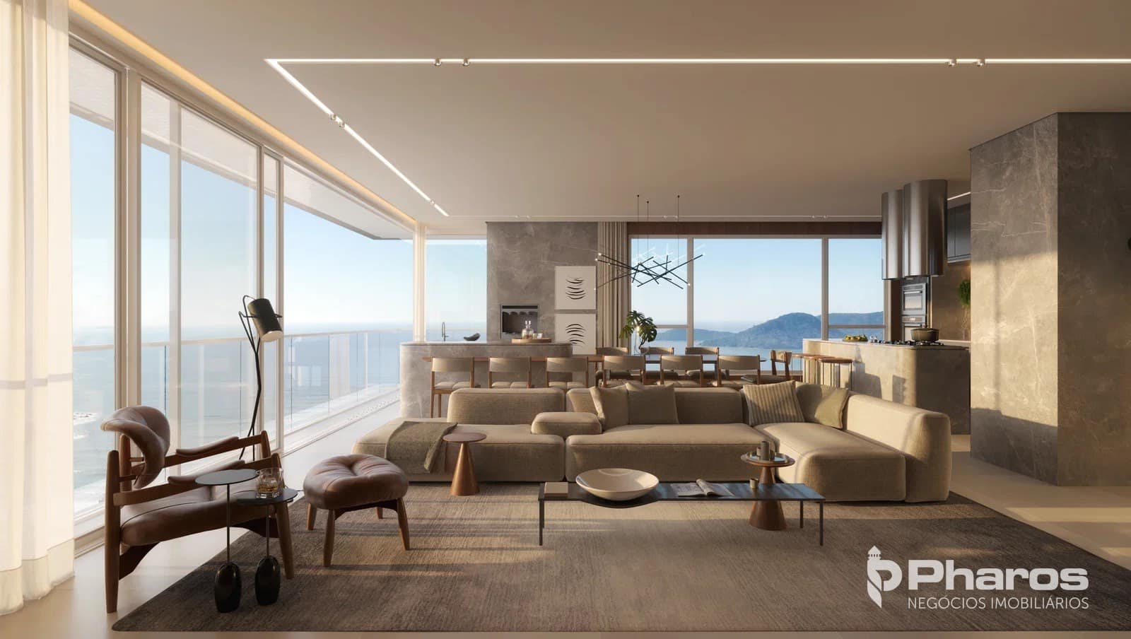 Apartamento com 4 Suítes e 190m² Privativo Próximo à Praia Central | Alicante Casa