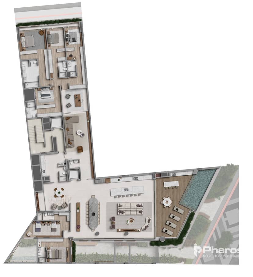 Apartamento Beach House com 6 Suítes e Piscina Privativa Frente Mar | Hyde - Foto 44