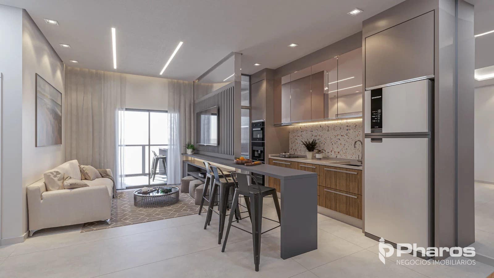 Apartamento com 1 Suíte + 1 Dormitório e 2 Vagas na Praia Brava | Manu Bay